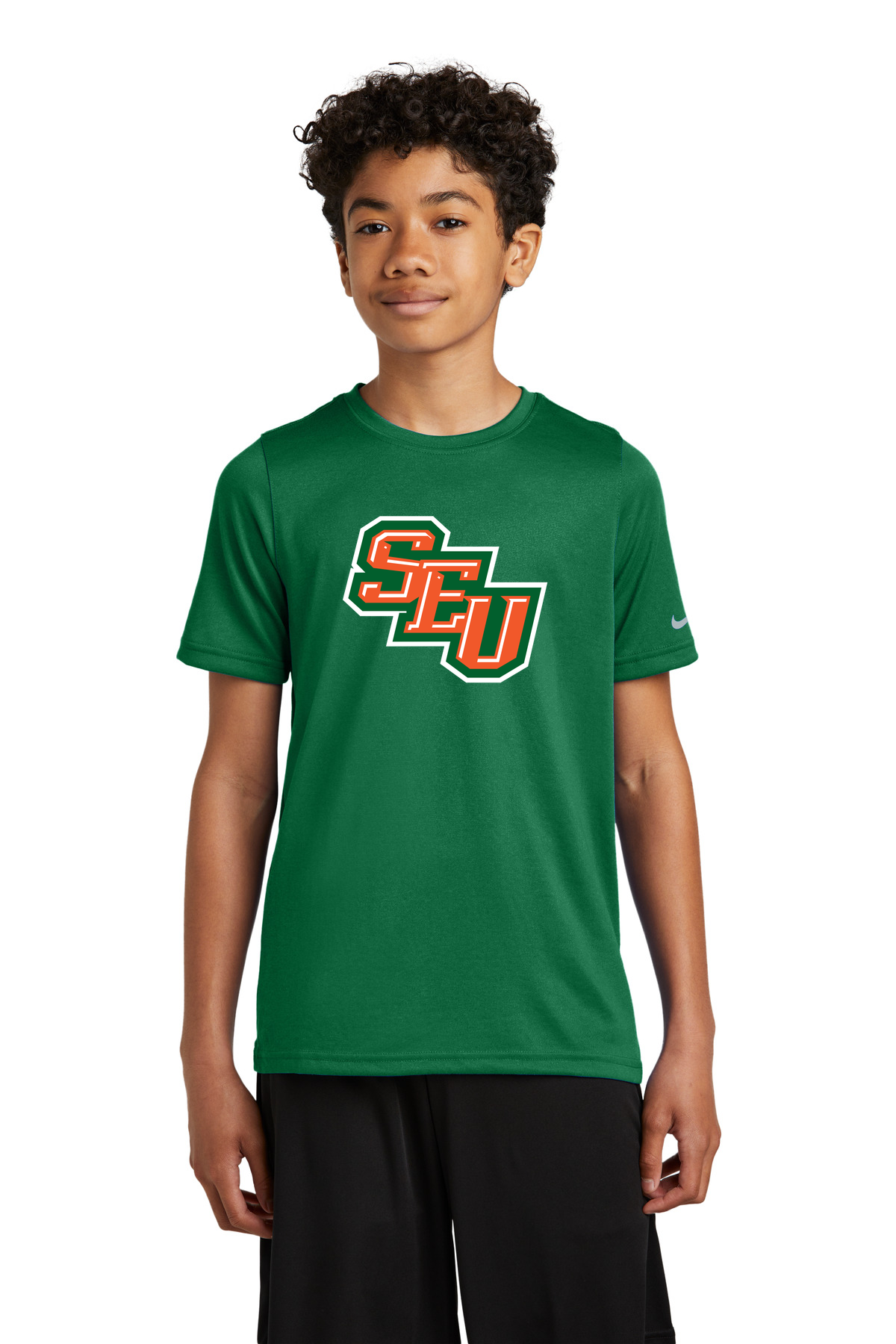 Sleepy Eye United Football - Gorge Green Nike Youth Swoosh Sleeve rLegend Tee NKDX8787