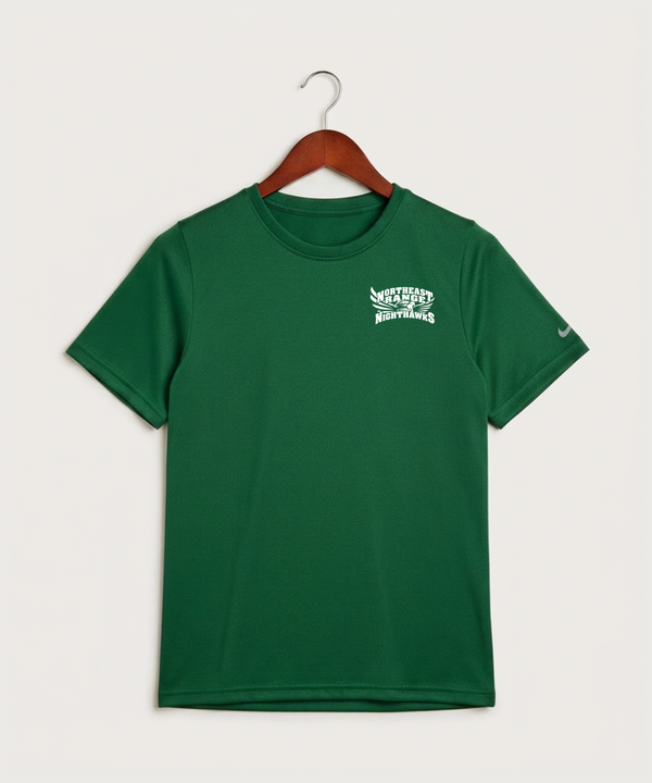 Northeast Range High School Volleyball (Girls) - Gorge Green Nike Youth Swoosh Sleeve rLegend Tee NKDX8787