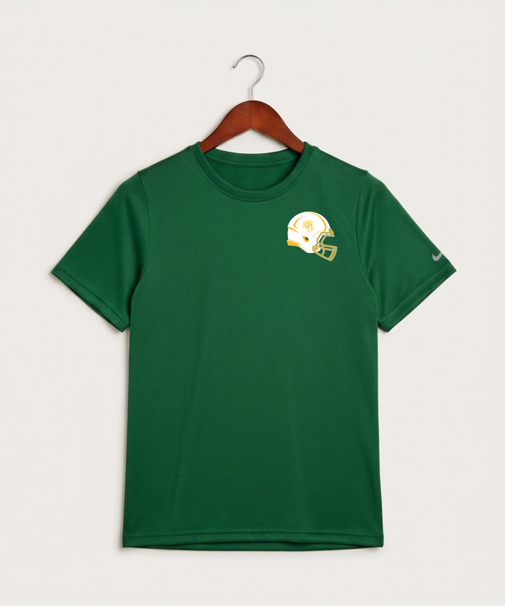 Rushford Peterson High School Football (Boys) - Gorge Green Nike Youth Swoosh Sleeve rLegend Tee NKDX8787