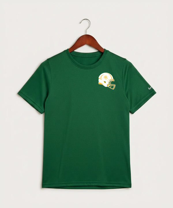 Rushford Peterson High School Football (Boys) - Gorge Green Nike Youth Swoosh Sleeve rLegend Tee NKDX8787