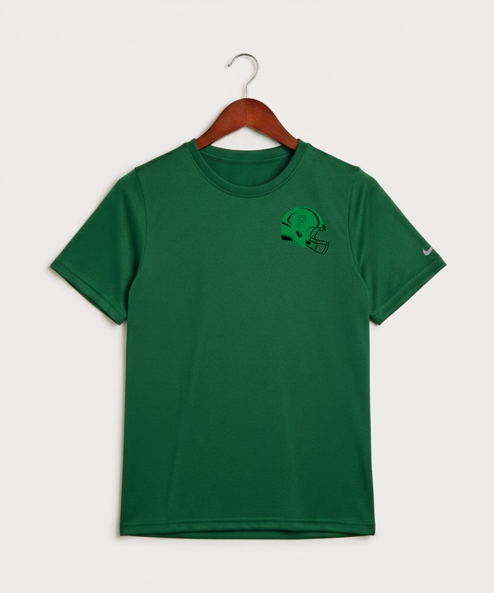 Pipestone Area High School Football (Boys) - Gorge Green Nike Youth Swoosh Sleeve rLegend Tee NKDX8787