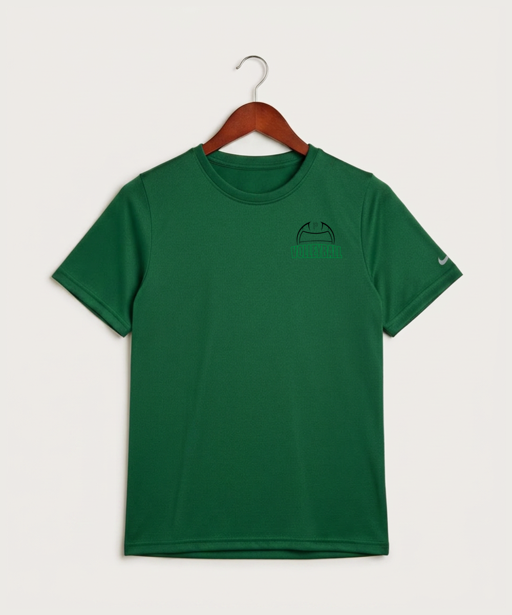 Pipestone Area High School Volleyball (Girls) - Gorge Green Nike Youth Swoosh Sleeve rLegend Tee NKDX8787