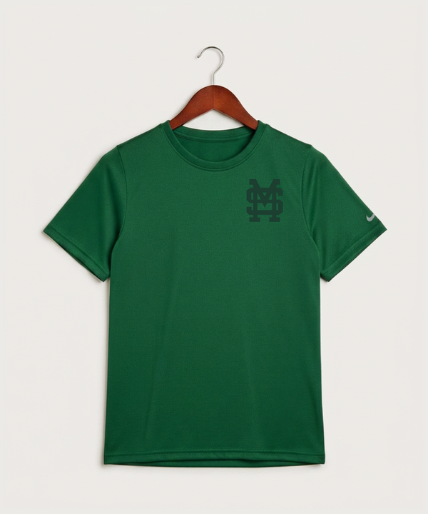 Sleepy Eye St. Mary's High School Athletics Coed - Gorge Green Nike Youth Swoosh Sleeve rLegend Tee NKDX8787
