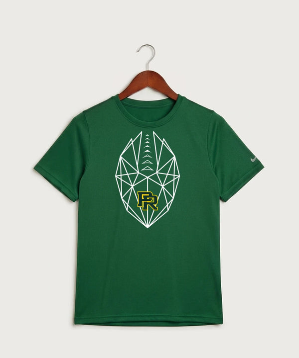 Proctor High School Football (Boys) - Gorge Green Nike Youth Swoosh Sleeve rLegend Tee NKDX8787