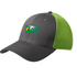 Maple River High School hockey_boys - Graphite/ Cyber Green New Era - Stretch Mesh Cap. NE1020