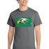 Maple River High School hockey_boys - Graphite Heather Port & Co Core Cotton Tee. PC54