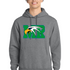 Maple River High School hockey_boys - Graphite Heather Port & Co Core Fleece Pullover Hooded Sweatshirt. PC78H