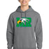 Maple River High School hockey_boys - Graphite Heather Port & Co Core Fleece Pullover Hooded Sweatshirt. PC78H