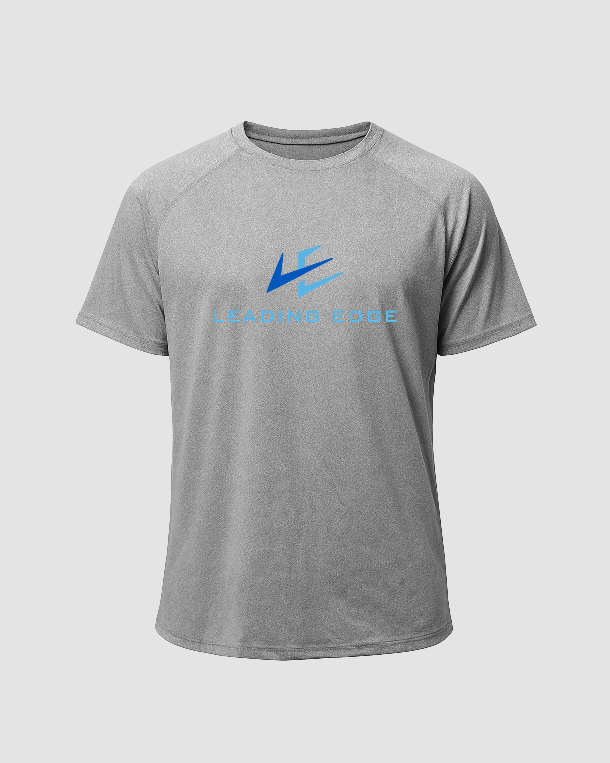 Leading Edge example_store - Gray Tee - Full Front