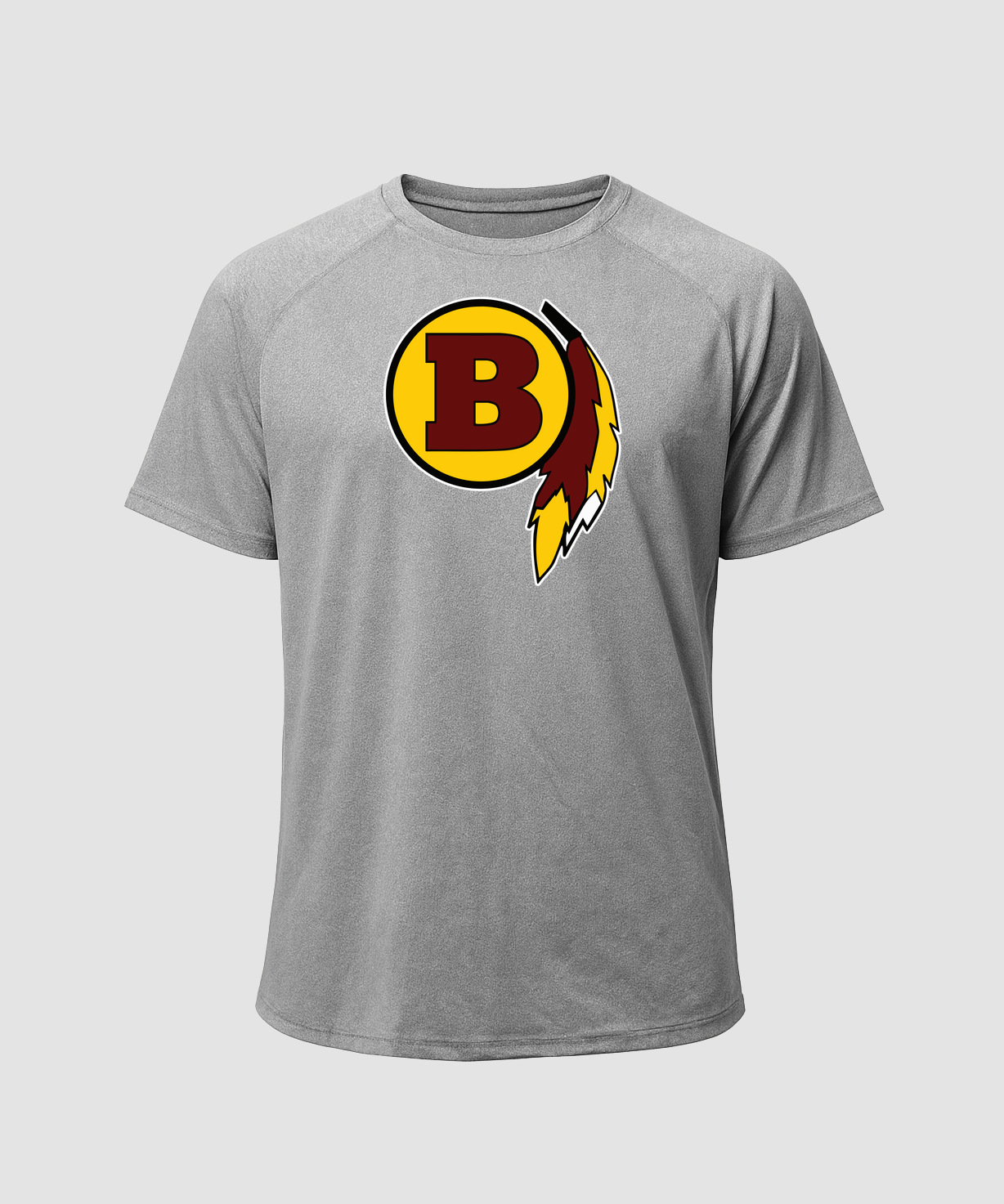 Benson Football - Gray Tee - Full Front