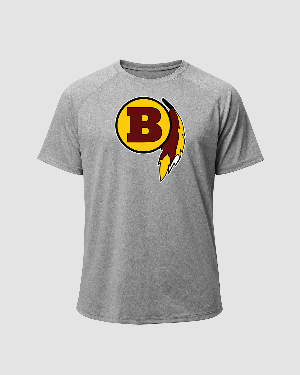 Benson Football - Gray Tee - Full Front