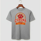 Corona Senior High School Cheer - Gray Tee - Full Front