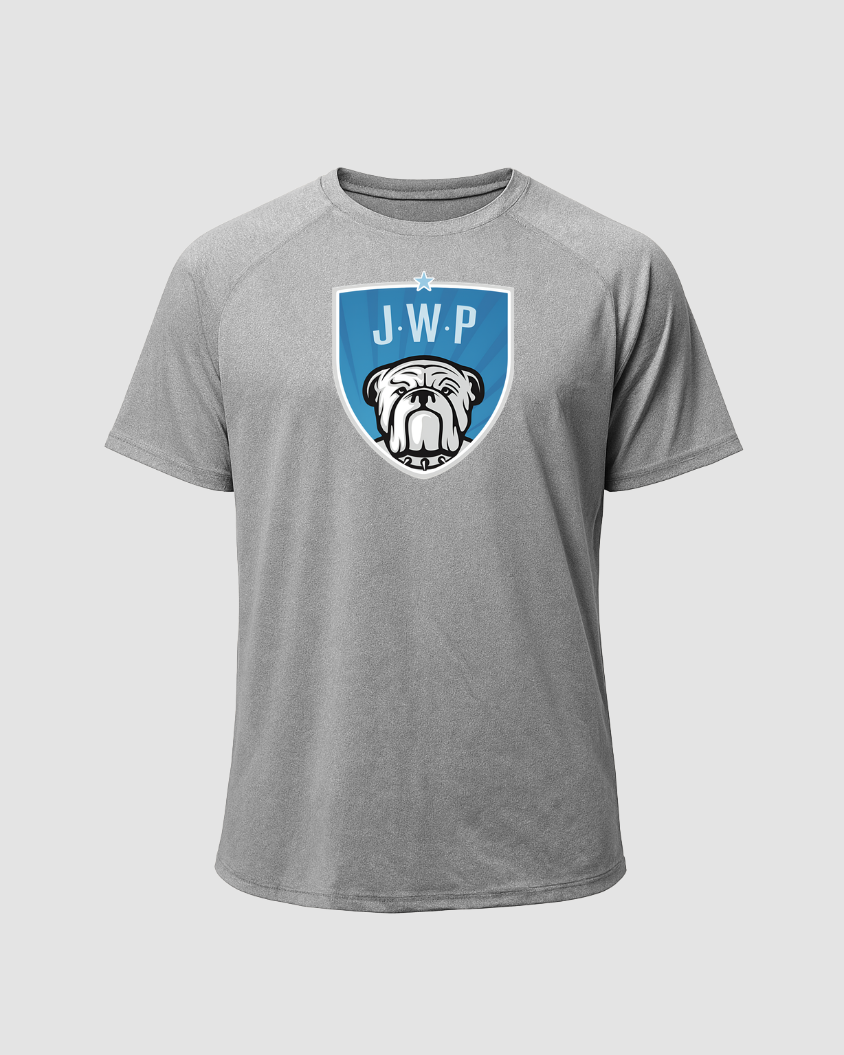 JWP Football - Gray Tee - Full Front