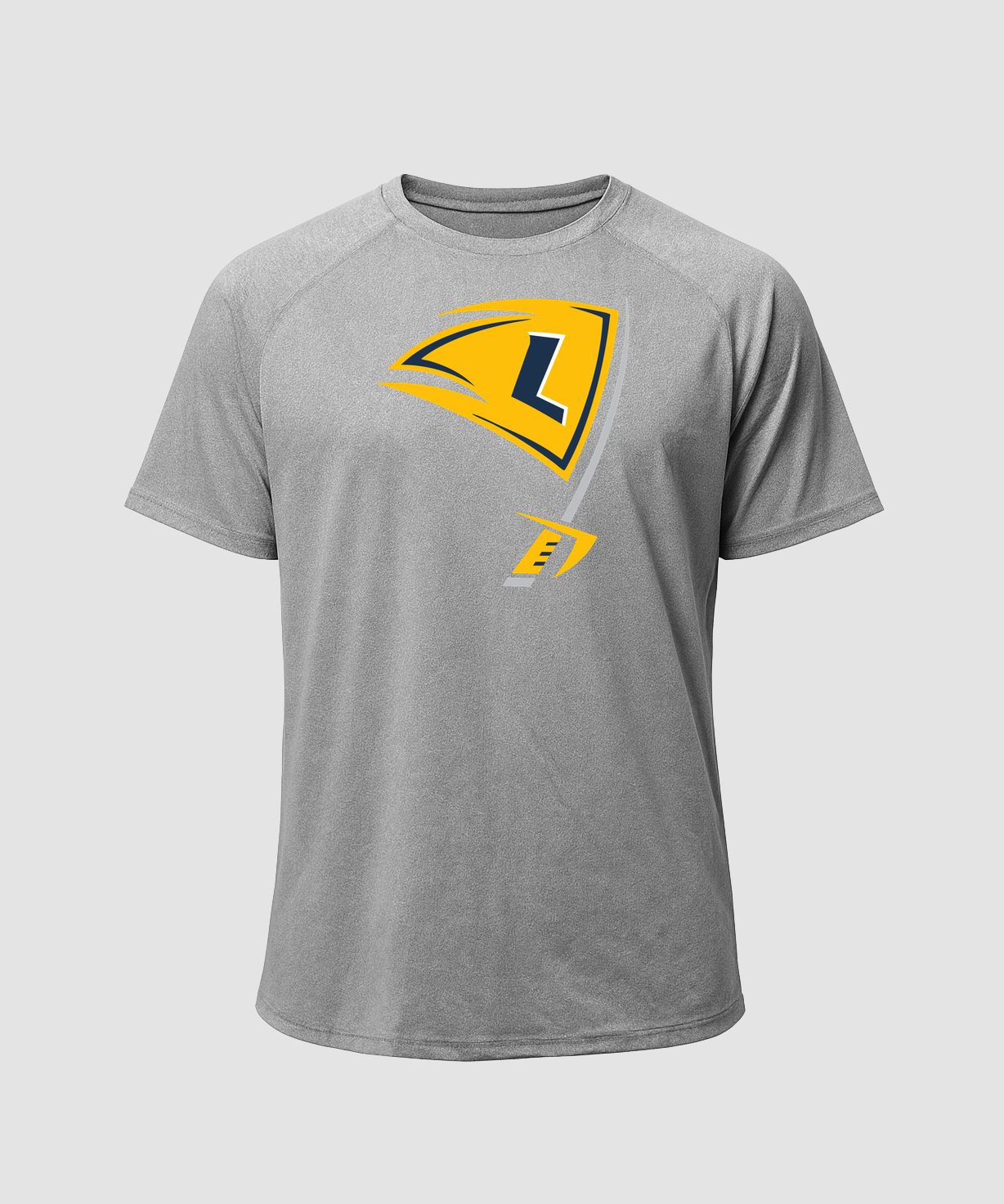 Howard Lake-Waverly-Winsted Football - Gray Tee - Full Front