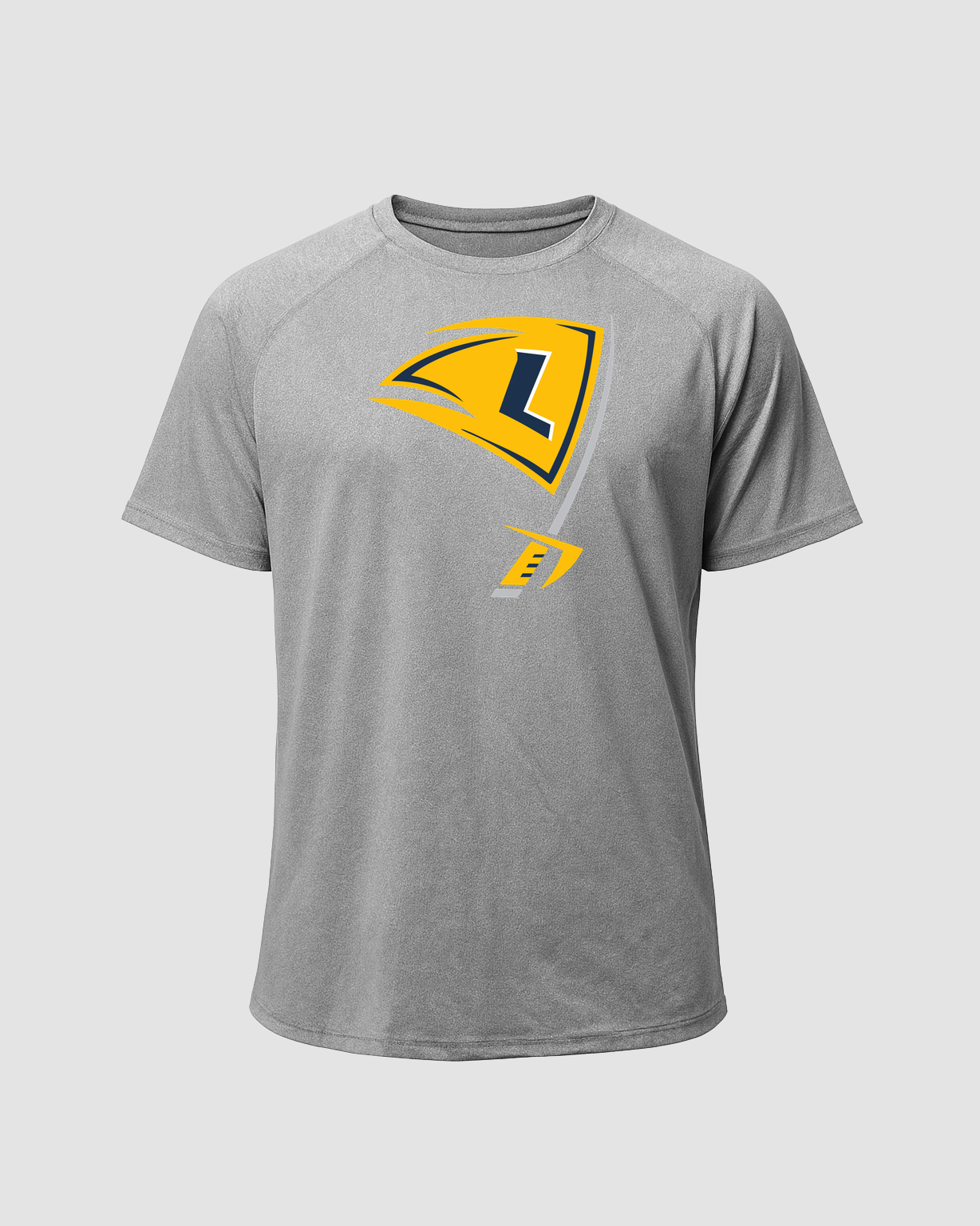 Howard Lake-Waverly-Winsted Football - Gray Tee - Full Front