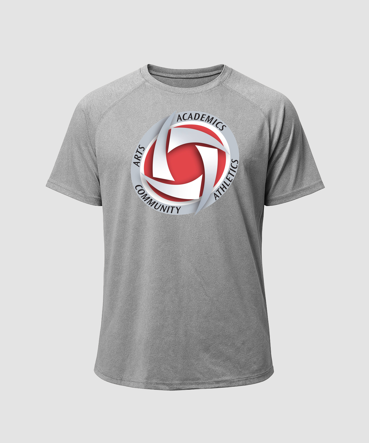 Houston Volleyball - Gray Tee - Full Front