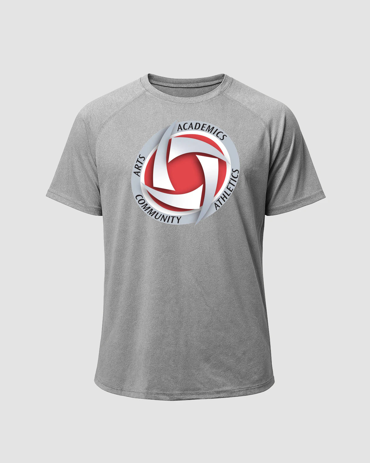 Houston Volleyball - Gray Tee - Full Front
