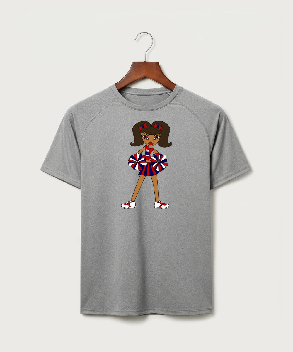 Independence High School Cheer Team - Gray Tee - Full Front