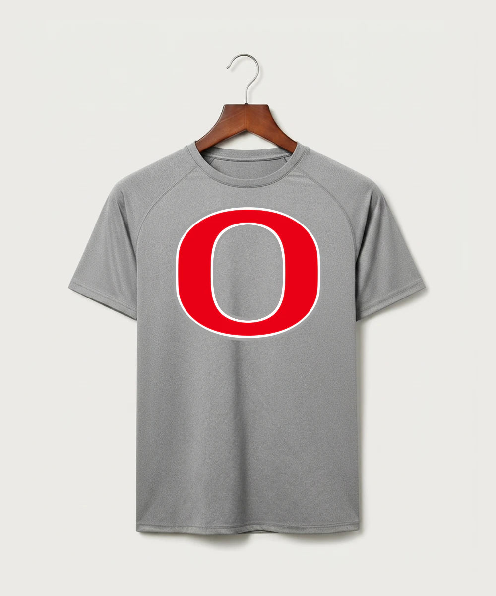 Osakis High School Athletics Coed - Gray Tee - Full Front