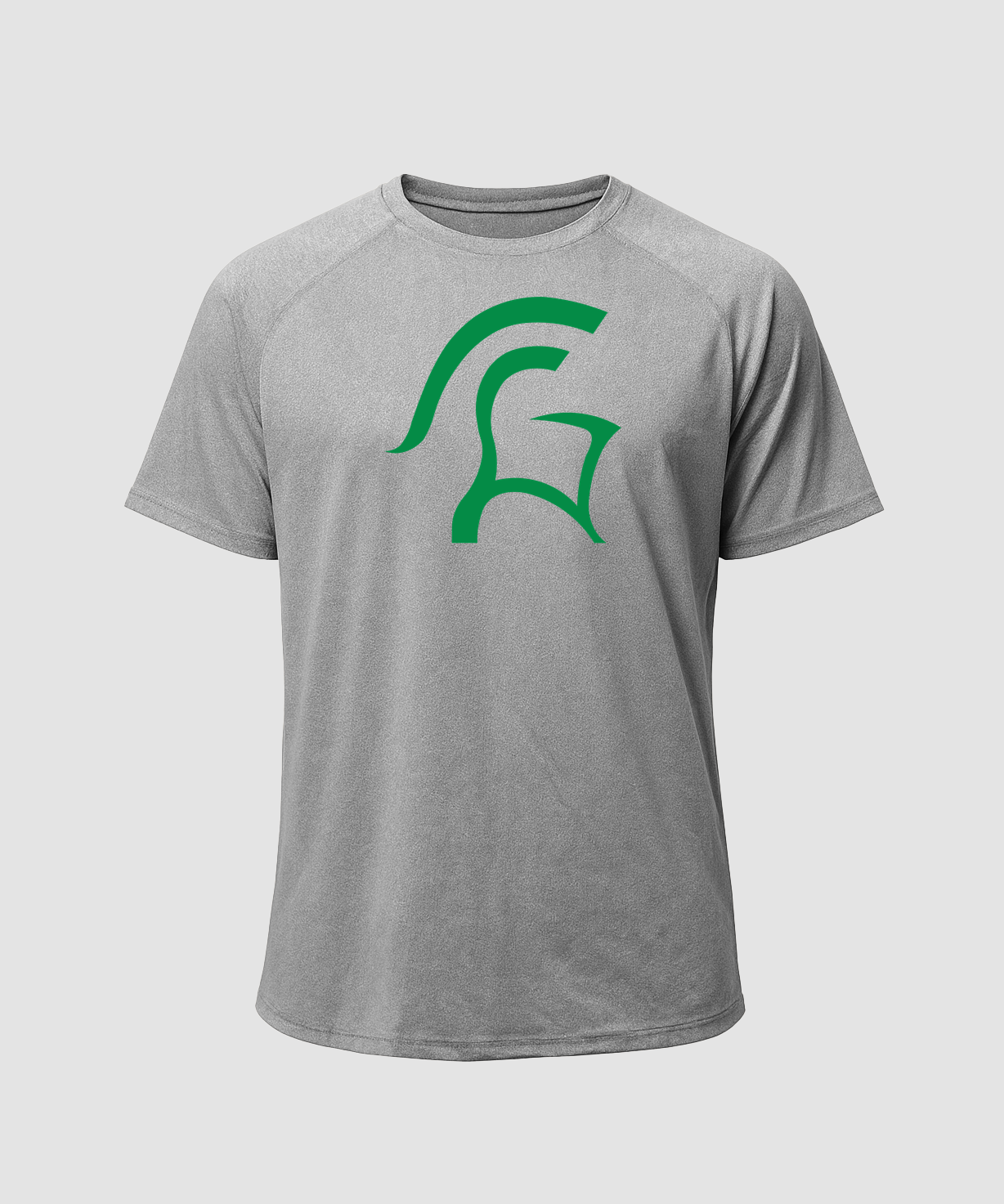 La Crescent-Hokah Football - Gray Tee - Full Front