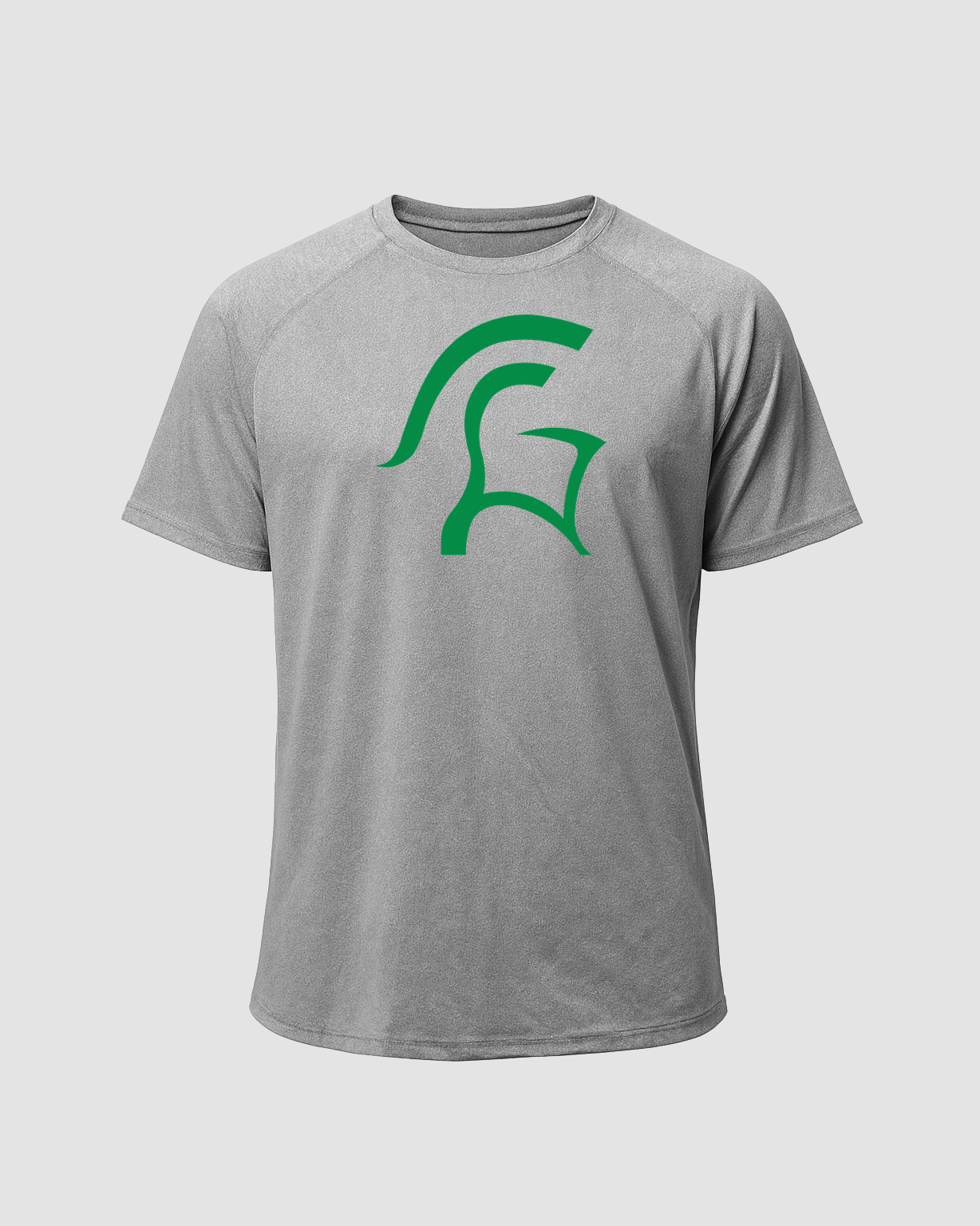 La Crescent-Hokah Football - Gray Tee - Full Front