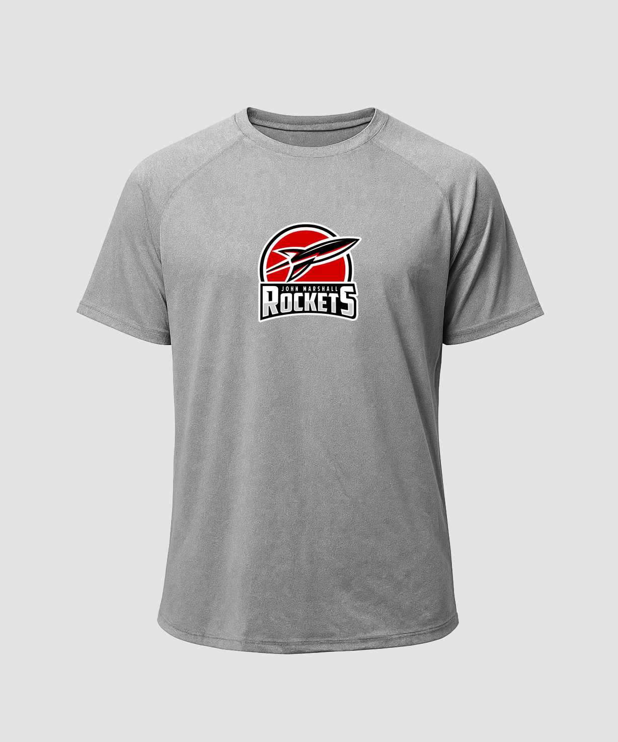 John Marshall Swim Dive - Gray Tee - Full Front