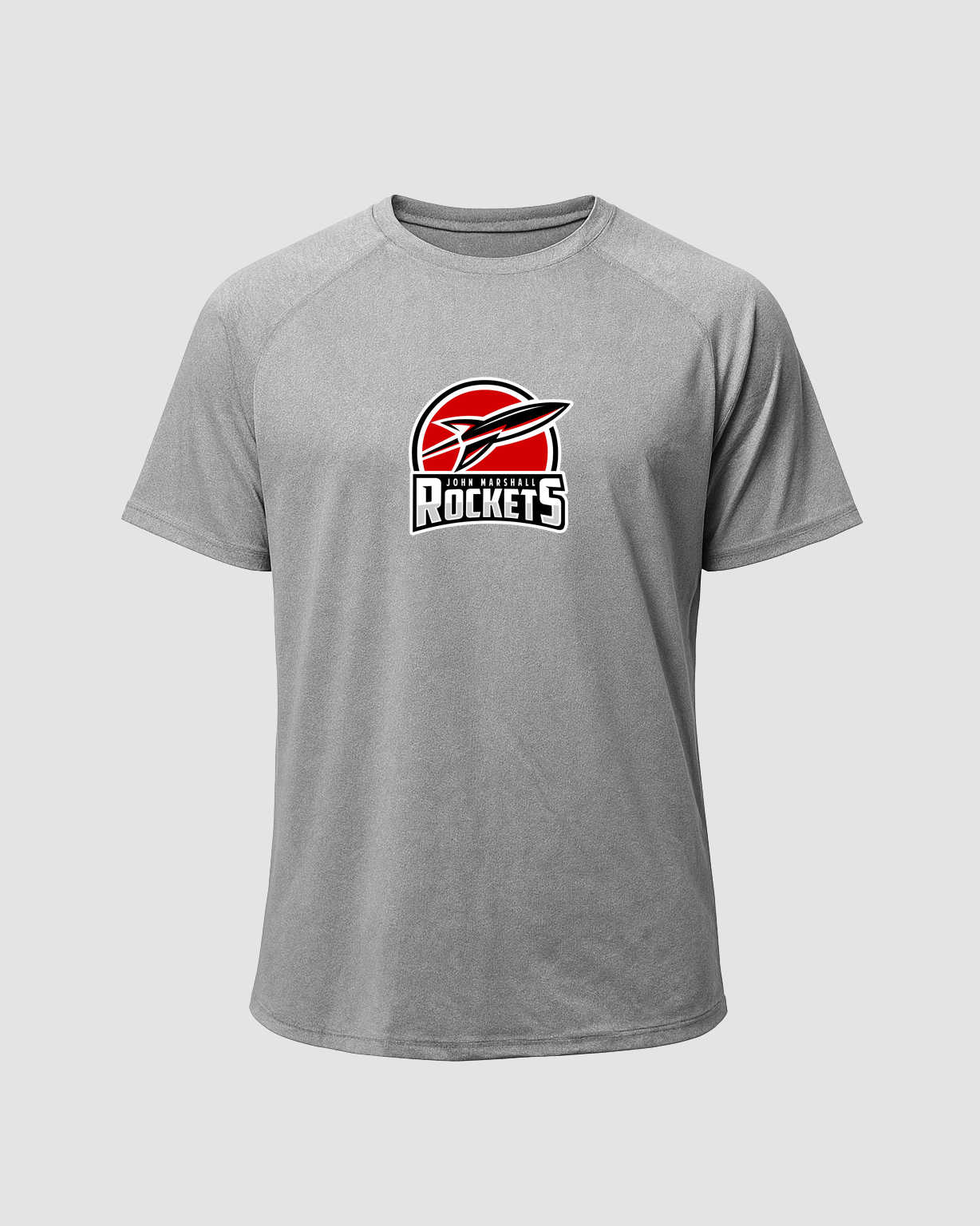 John Marshall Swim Dive - Gray Tee - Full Front