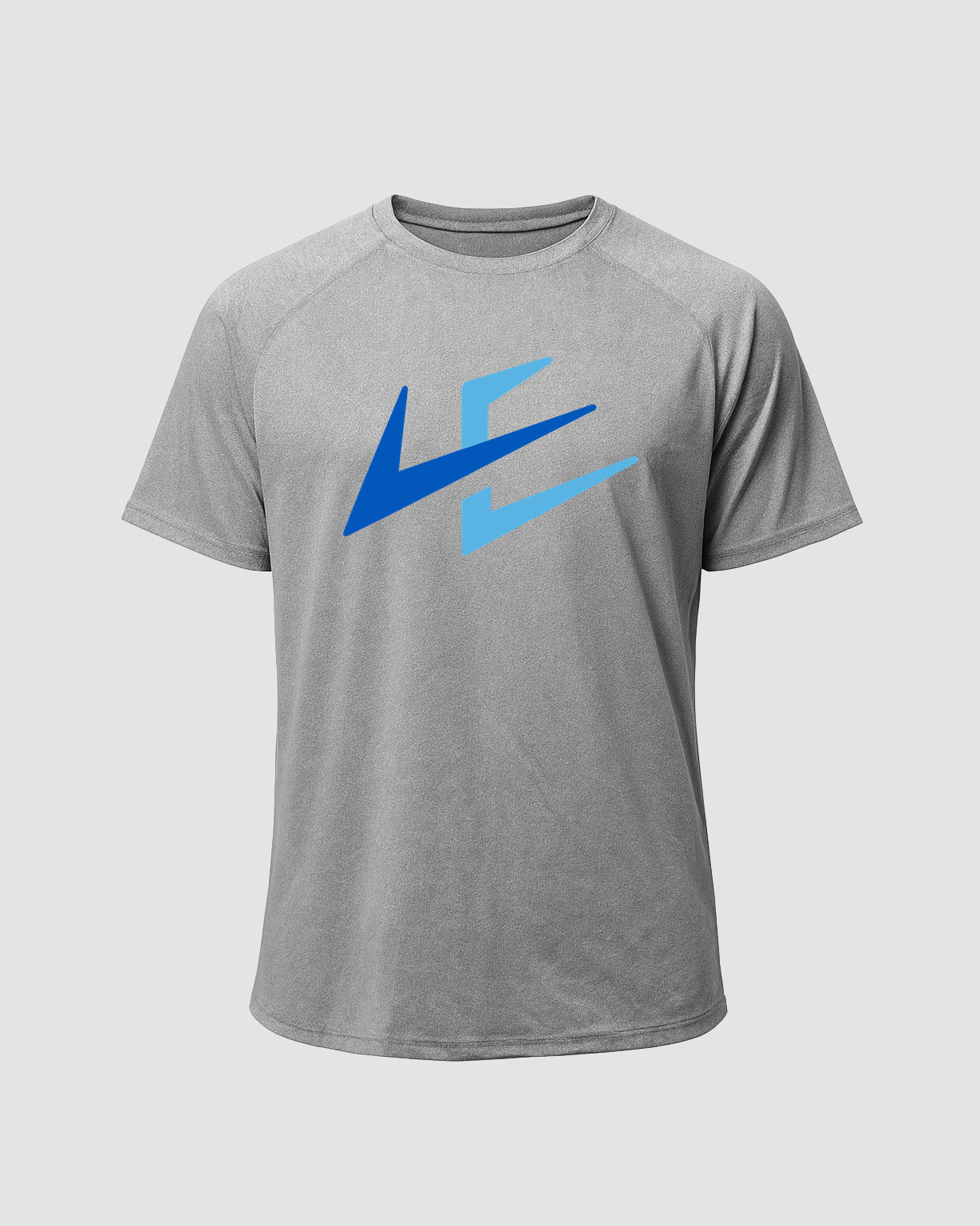 Leading Edge example_store - Gray Tee - Full Front