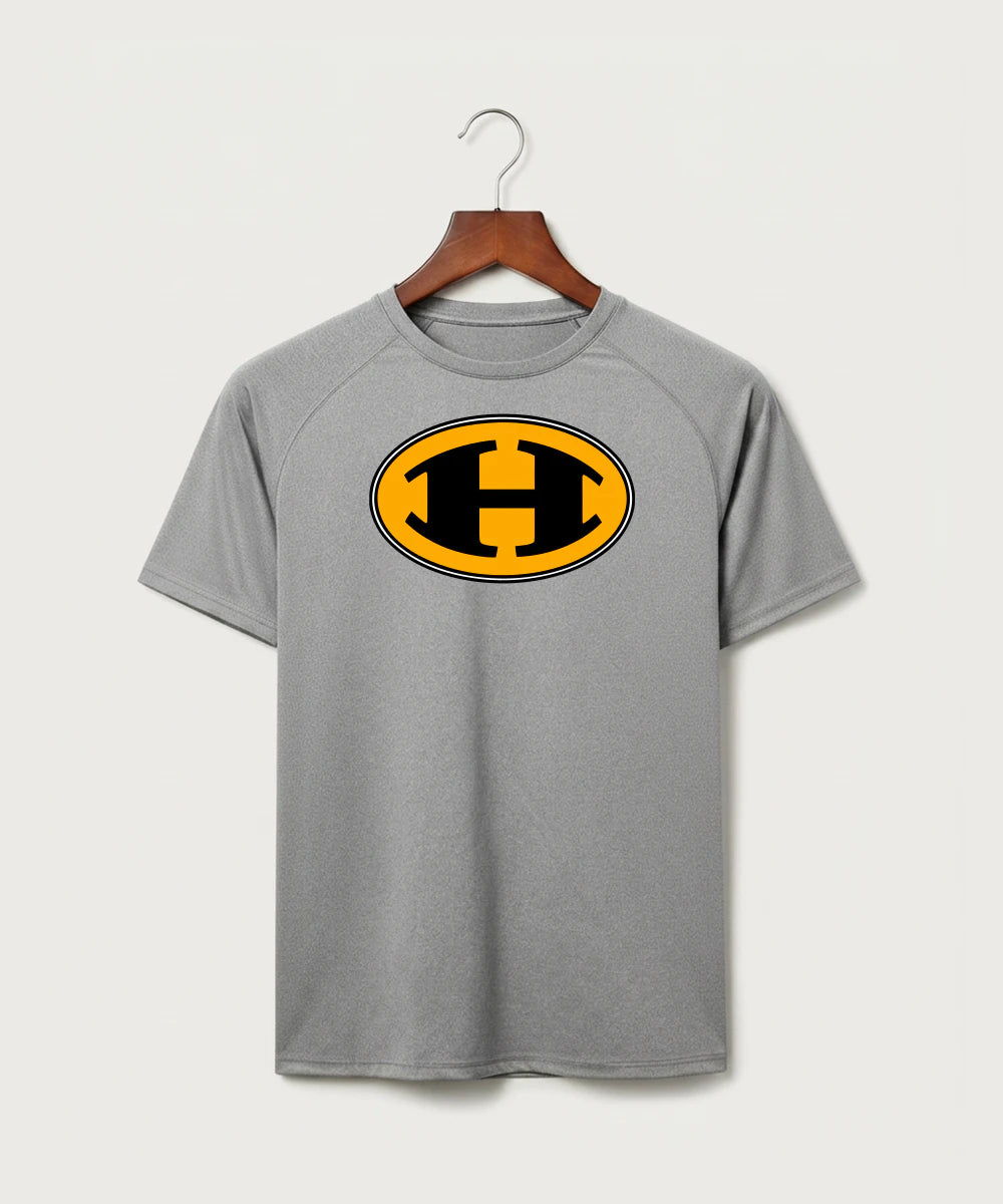 Hutchinson High School Football (Boys) - Gray Tee - Full Front