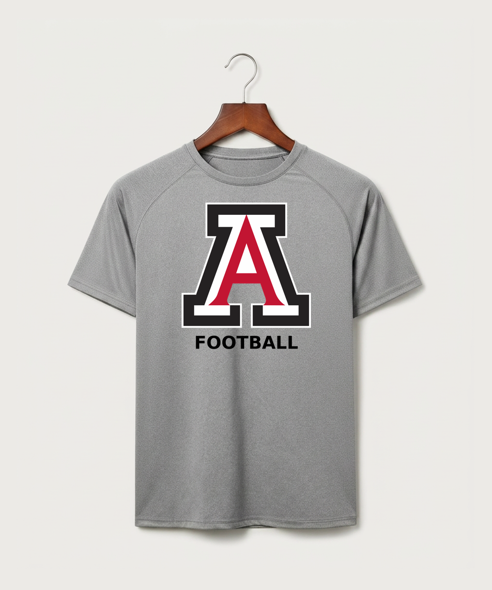 Amboy Football general - Gray Tee - Full Front