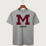 Moline Cheer general - Gray Tee - Full Front