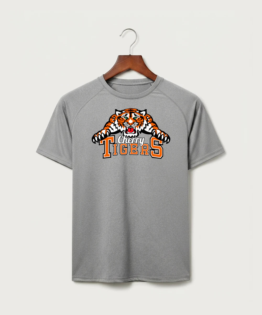 Cherry High School Athletics Coed - Gray Tee - Full Front