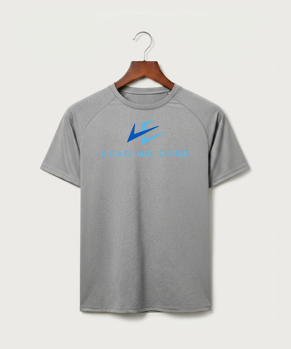 Leading Edge Team Store - Gray Tee - Full Front