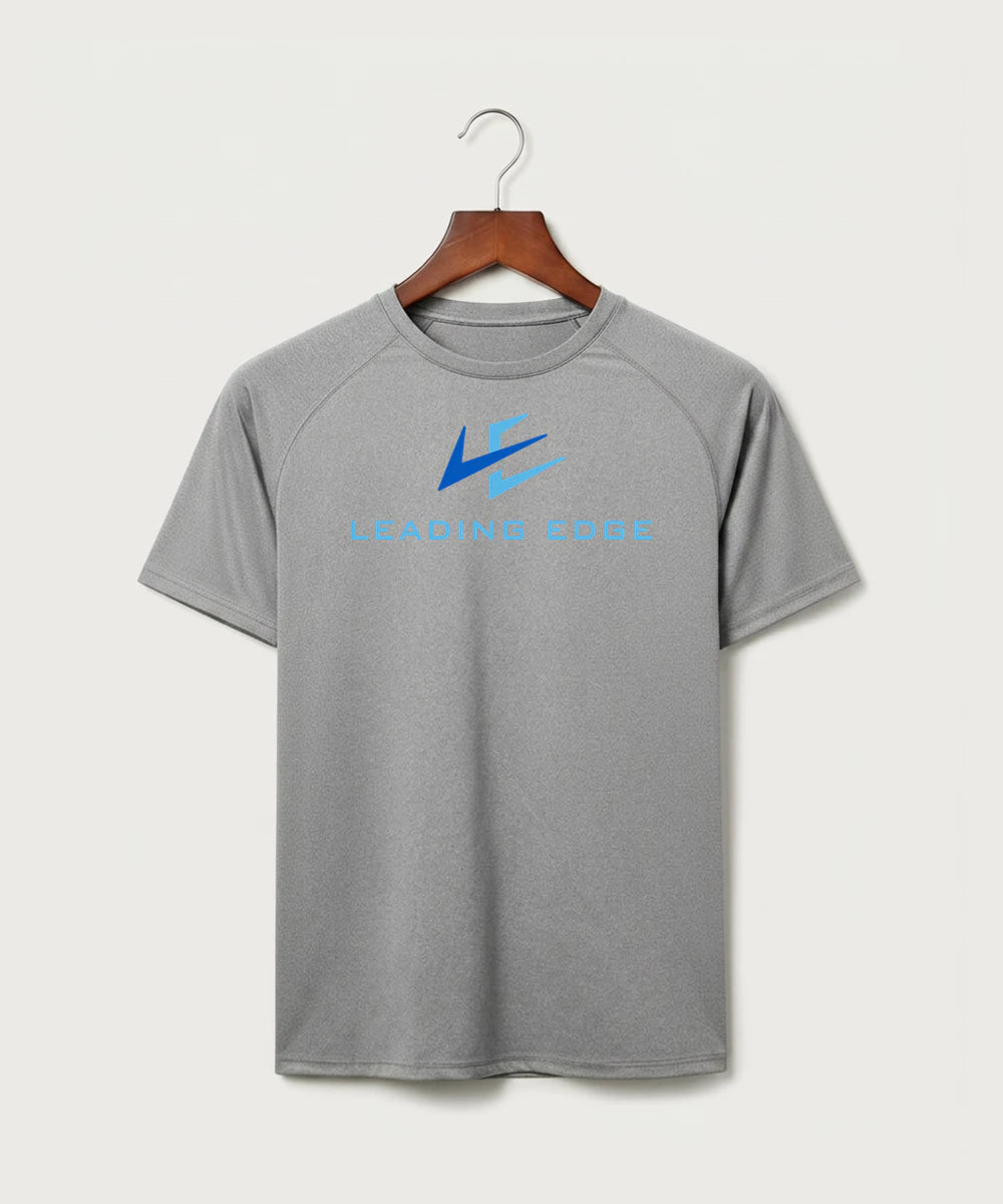 Leading Edge Team Store - Gray Tee - Full Front