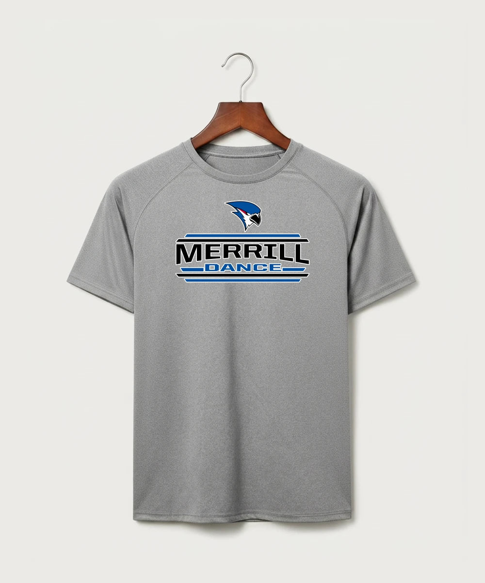 Merrill Dance and Cheer - Gray Tee - Full Front