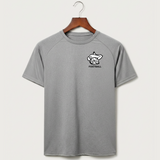 Polo HS Football general - Gray Tee - Left Chest