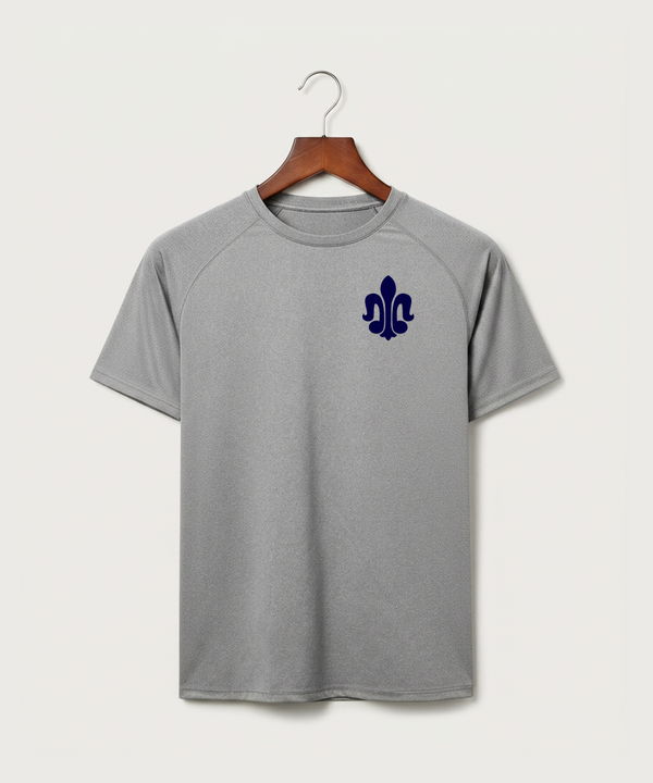 Saint Peter High School Athletics - Gray Tee - Left Chest