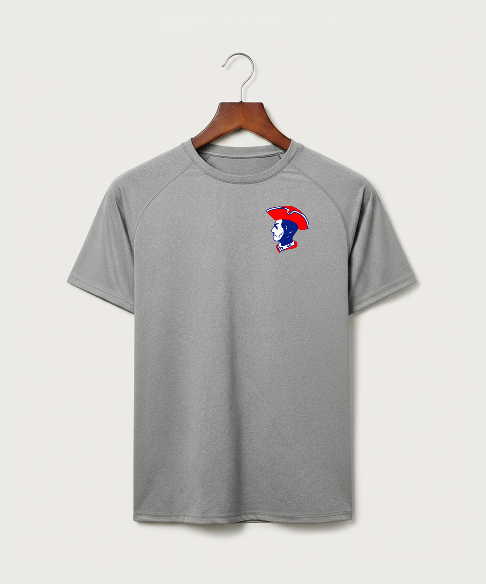 Hills-Beaver Creek High School Volleyball (Girls) - Gray Tee - Left Chest