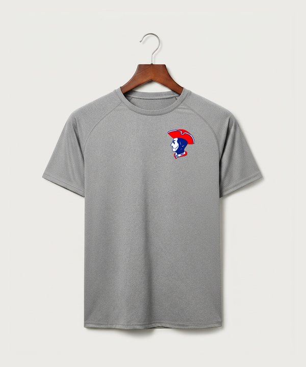 Hills-Beaver Creek High School Volleyball (Girls) - Gray Tee - Left Chest