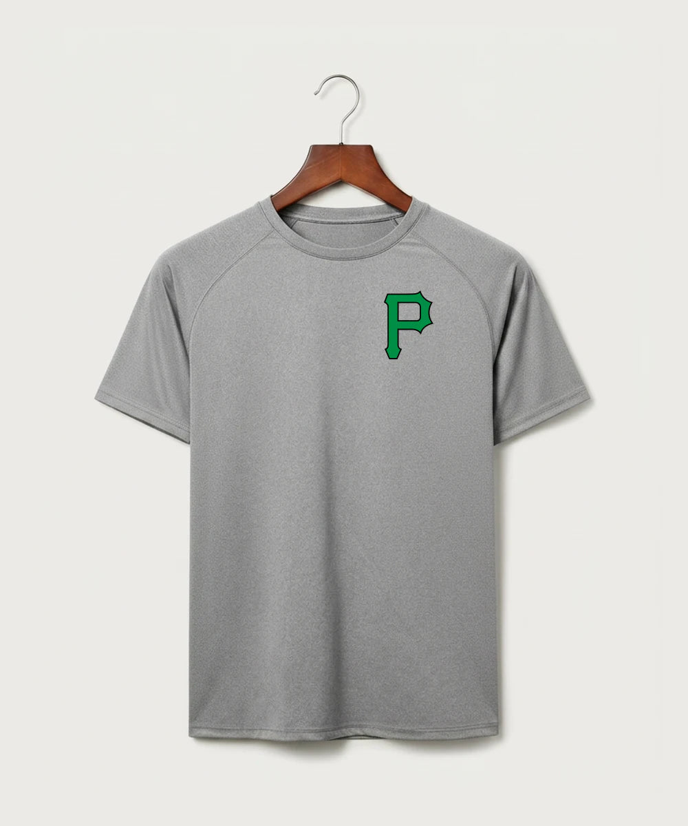 Pipestone Area High School Football (Boys) - Gray Tee - Left Chest