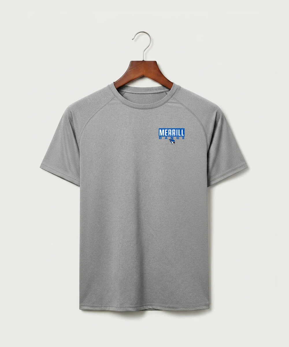 Merrill Dance and Cheer - Gray Tee - Left Chest