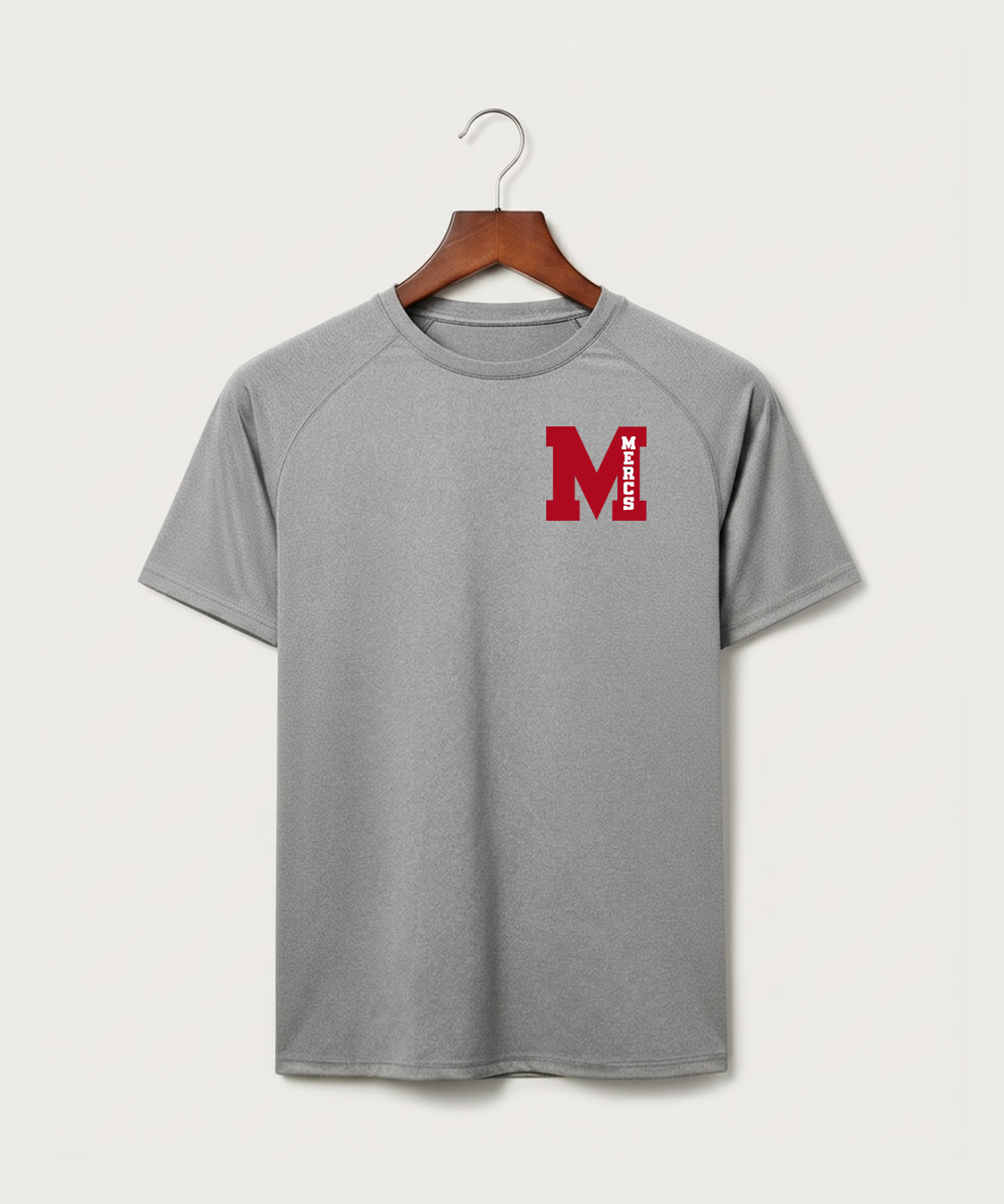 Mcgregor High School Volleyball (Girls) - Gray Tee - Left Chest