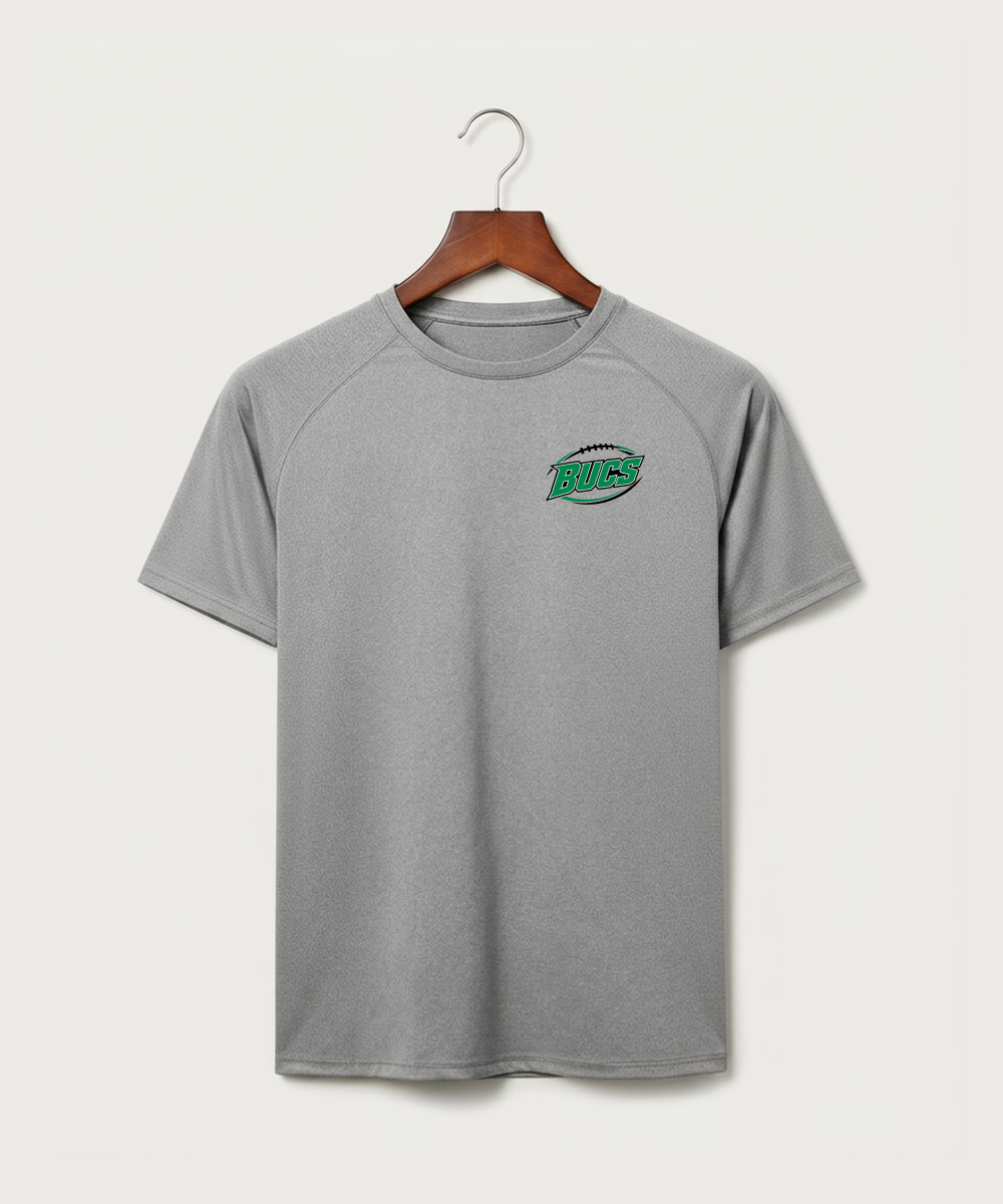 Waterville-Elysian-Morristown High School Football (Boys) - Gray Tee - Left Chest