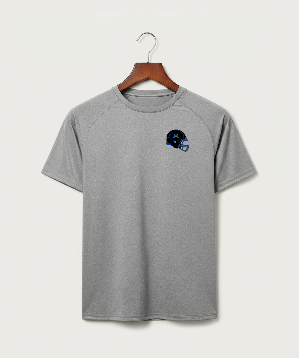 Minnewaska Area High School Football (Boys) - Gray Tee - Left Chest