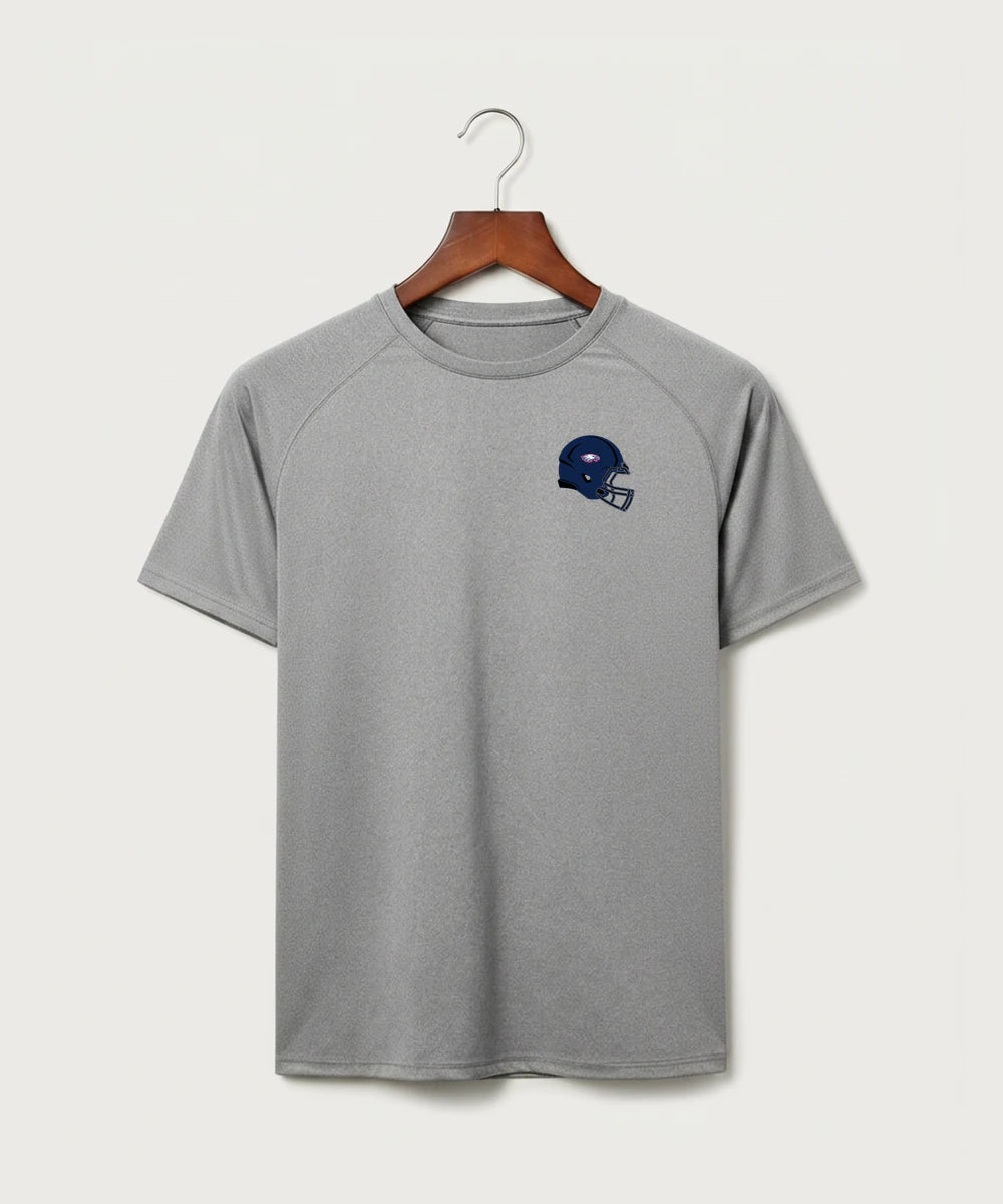 Pequot Lakes High School Football (Boys) - Gray Tee - Left Chest