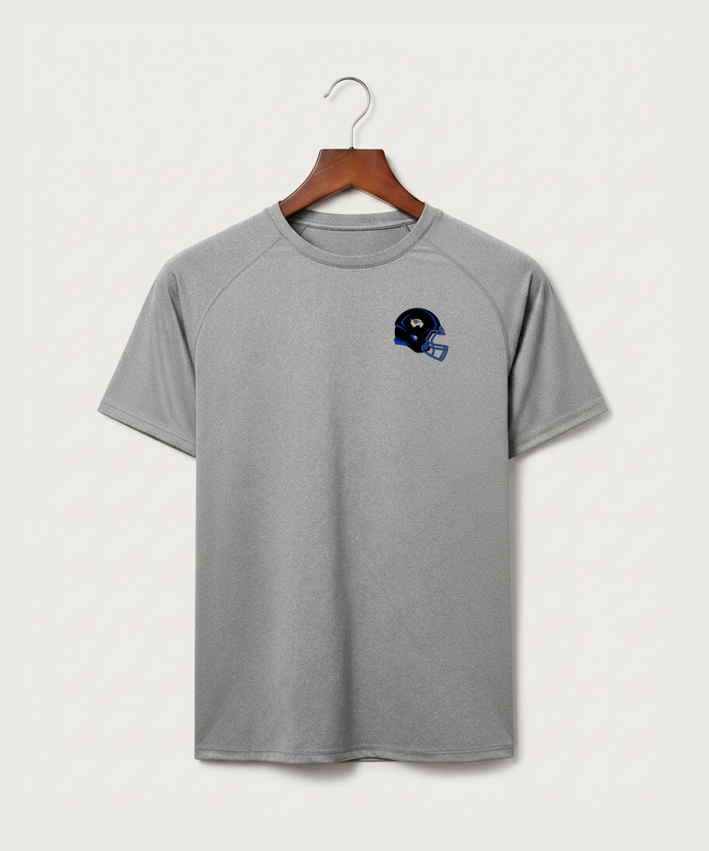 Wadena Deer Creek High School Football (Boys) - Gray Tee - Left Chest