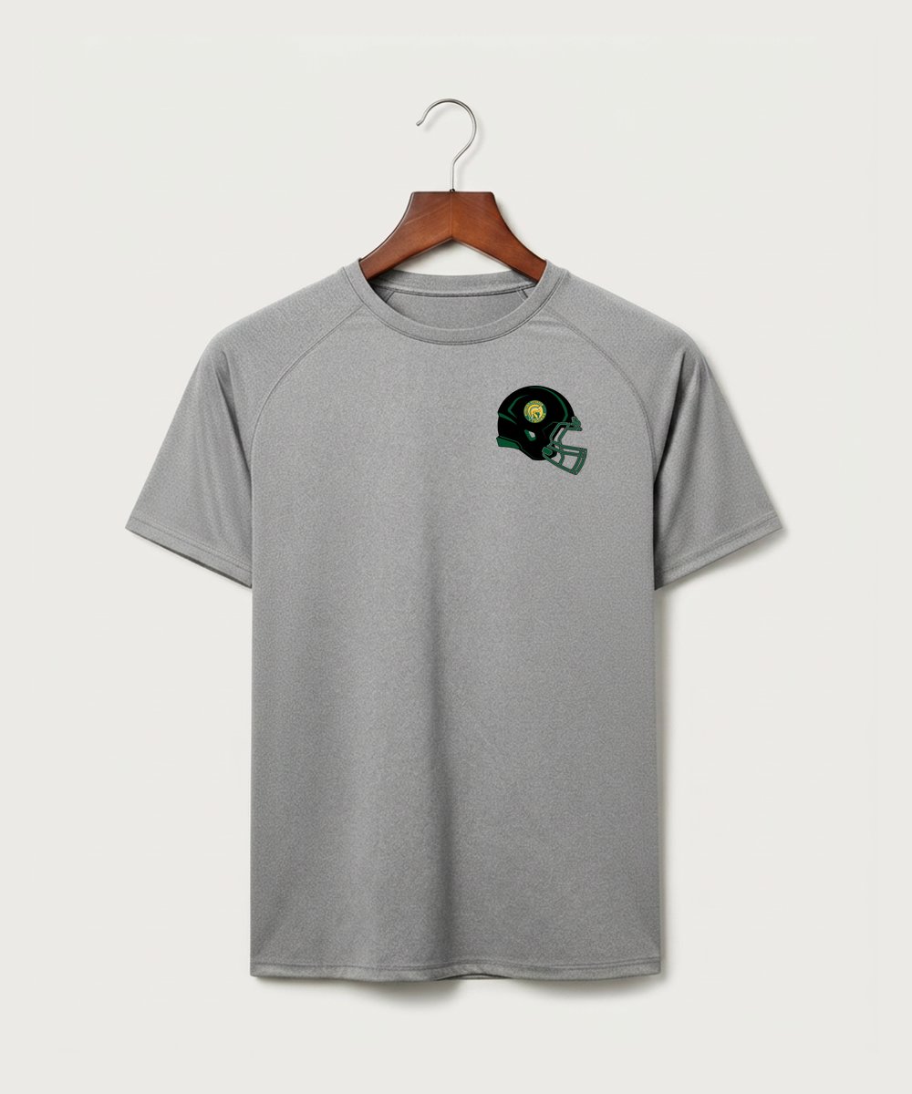 Rushford Peterson High School Football (Boys) - Gray Tee - Left Chest