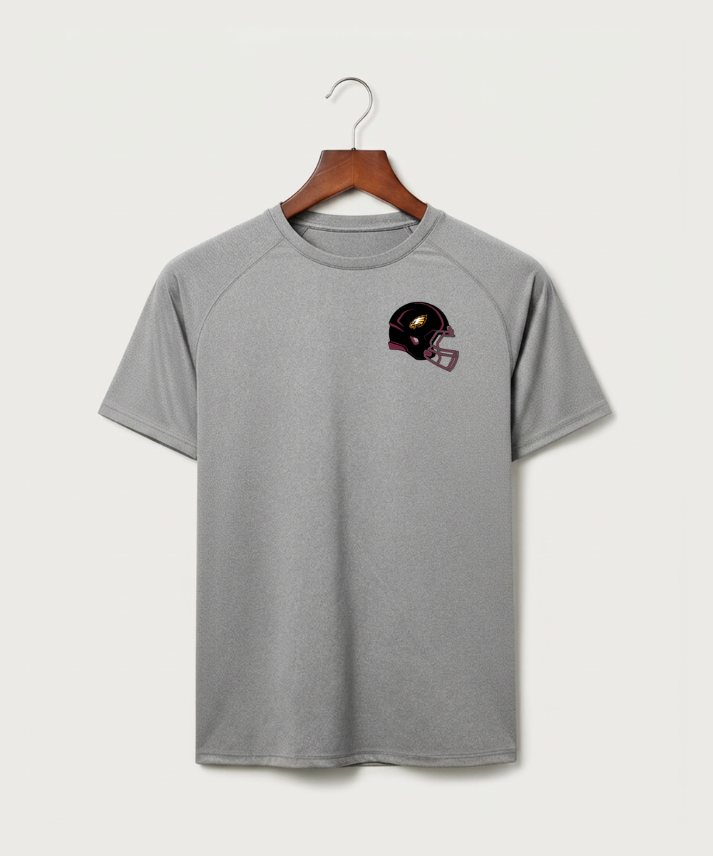 Dover-Eyota High School Football (Boys) - Gray Tee - Left Chest