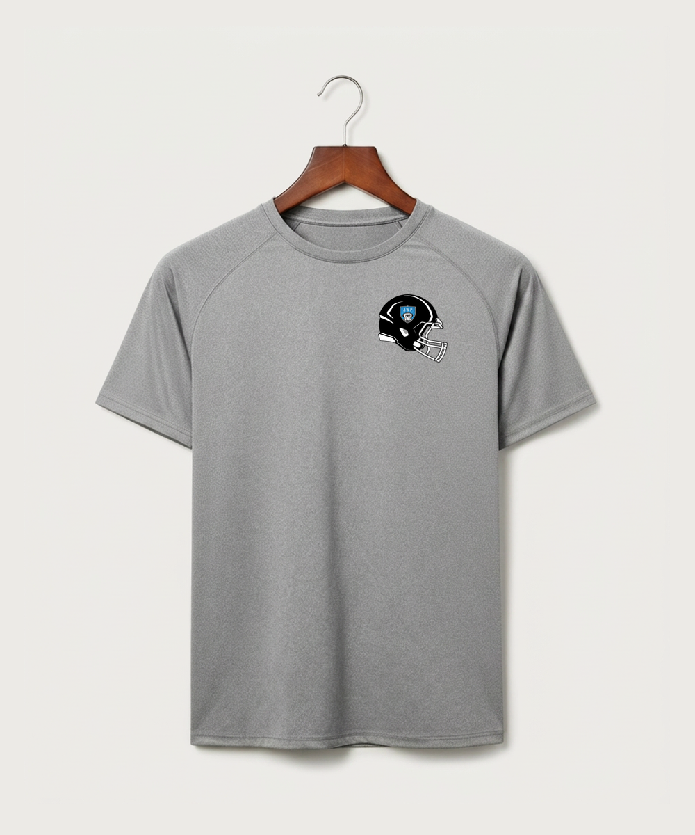 Janesville Waldorf Pemberton Football (Boys) - Gray Tee - Left Chest