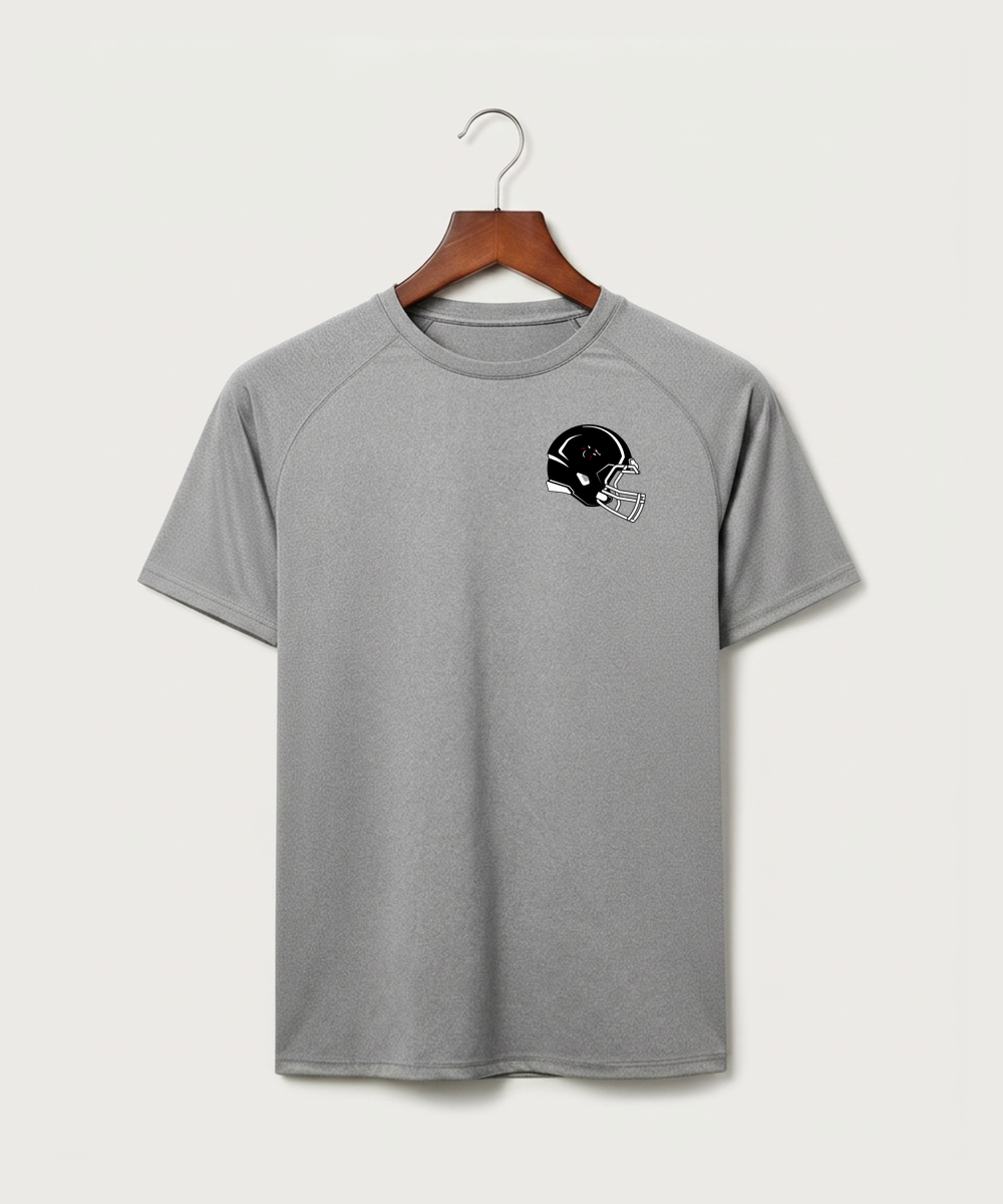 Nrheg Panthers High School Football (Boys) - Gray Tee - Left Chest